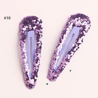 Girl's Simple Style Water Droplets Sequin Hair Clip sku image 10