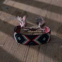 Casual Bohemian Color Block Polyester Tassel Braid Women's Bracelets sku image 1