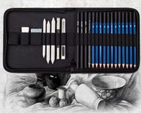 1 مجموعة اللون الصامد فصل التعلم اليومي خشب النمط الكلاسيكي قلم sku image 2