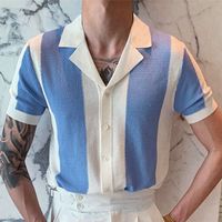 Hommes Bande Chemise Polo Vêtements Pour Hommes main image 1