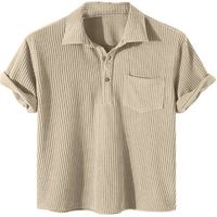 Hommes Couleur Unie Chemise Polo Vêtements Pour Hommes main image 3