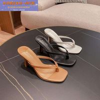 Women's Casual Solid Color Open Toe Thong Sandals main image 4