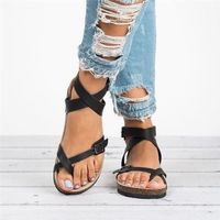 Women's Casual Solid Color Round Toe Casual Sandals main image 4