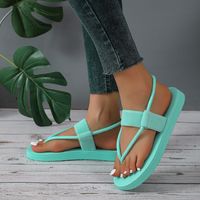 Women's Casual Solid Color Round Toe Beach Sandals main image 6