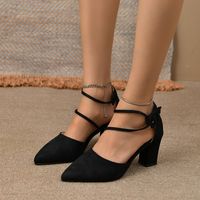 Women's Sexy Solid Color Point Toe Pumps main image 2