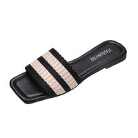 Women's Basic Color Block Open Toe Casual Sandals sku image 7