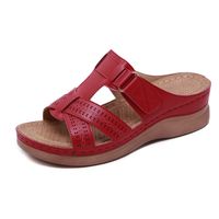 Women's Casual Solid Color Open Toe Wedge Sandals main image 2