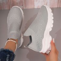Women's Sports Solid Color Round Toe Sports Shoes sku image 17