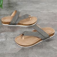 Women's Casual Color Block Open Toe Thong Sandals main image 5