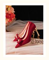 Women's Elegant Solid Color Point Toe Pumps sku image 10