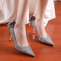 Women's Sexy Solid Color Point Toe Pumps main image 4