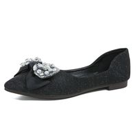 Women's Elegant Solid Color Bow Knot Point Toe Flats sku image 19