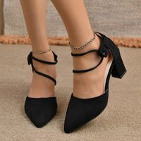 Women's Sexy Solid Color Point Toe Fashion Sandals main image 3