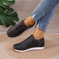 Women's Basic Solid Color Round Toe Flats sku image 16