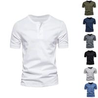 Men's Solid Color T-shirt Men's Clothing main image 6