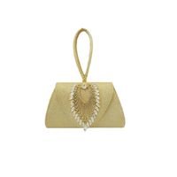 Women's Polyester Solid Color Vintage Style Classic Style Shell Flip Cover Evening Bag main image 5