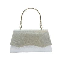 Women's Polyester Solid Color Vintage Style Classic Style Square Flip Cover Evening Bag main image 2