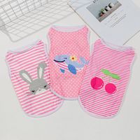 Casual Polyester Rabbit Cherry Pet Clothing main image 1