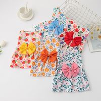Cute Polyester Strawberry Bow Knot Pet Clothing main image 6