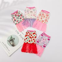 Princess Polyester Letter Cherry Strawberry Pet Clothing main image 3