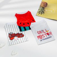 Casual Polyester Letter Watermelon Pet Clothing main image 1