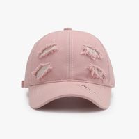 Women's Simple Style Solid Color Curved Eaves Baseball Cap sku image 3