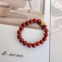 Simple Style Color Block Natural Stone Beaded Rings sku image 2