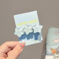 Women's Cute Clouds Star Plastic Hair Clip sku image 4