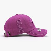 Women's Simple Style Classic Style Solid Color Embroidery Curved Eaves Baseball Cap main image 5