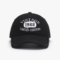 Unisex Simple Style Classic Style Color Block Embroidery Curved Eaves Baseball Cap sku image 2