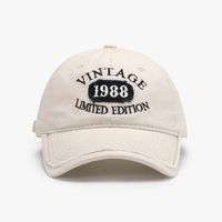 Unisex Simple Style Classic Style Color Block Embroidery Curved Eaves Baseball Cap sku image 6