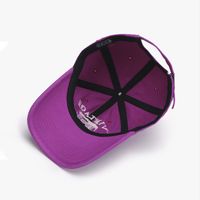 Unisex Simple Style Classic Style Color Block Embroidery Curved Eaves Baseball Cap main image 4