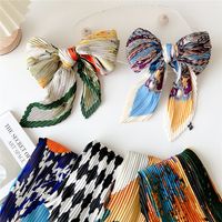Women's Simple Style Color Block Flower Polyester Printing Scarf main image 2