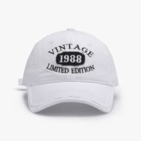Unisex Simple Style Classic Style Color Block Embroidery Curved Eaves Baseball Cap sku image 1
