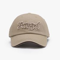 Women's Basic Simple Style Color Block Embroidery Curved Eaves Baseball Cap sku image 4