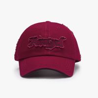 Women's Basic Simple Style Color Block Embroidery Curved Eaves Baseball Cap sku image 2