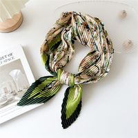 Women's Simple Style Color Block Flower Polyester Printing Scarf sku image 18