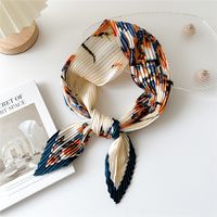 Women's Simple Style Color Block Flower Polyester Printing Scarf sku image 11