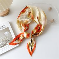 Women's Simple Style Color Block Flower Polyester Printing Scarf sku image 15