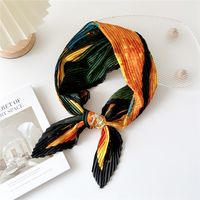 Women's Simple Style Color Block Flower Polyester Printing Scarf sku image 6