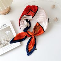 Women's Simple Style Color Block Flower Polyester Printing Scarf sku image 16