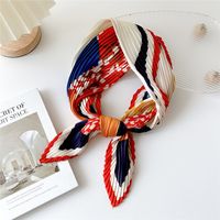 Women's Simple Style Color Block Flower Polyester Printing Scarf sku image 20