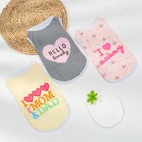 Casual Polyester Letter Color Block Pet Clothing main image 7