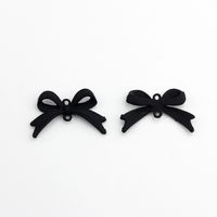 10 PCS/Package Alloy Bow Knot Pendant Simple Style sku image 3