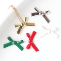 10 PCS/Package Alloy Bow Knot Beads main image 1