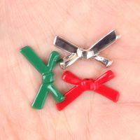10 PCS/Package Alloy Bow Knot Beads main image 4