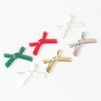 10 PCS/Package Alloy Bow Knot Beads main image 5