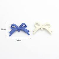 10 PCS/Package Alloy Bow Knot Pendant Simple Style main image 2