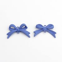 10 PCS/Package Alloy Bow Knot Pendant Simple Style sku image 1