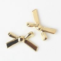 10 PCS/Package Alloy Bow Knot Beads sku image 2
